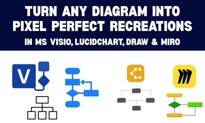 redesign and redraw any diagram professionally