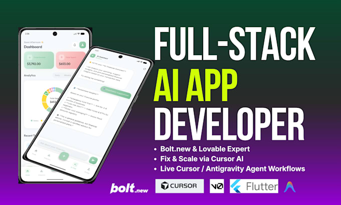 build your ai mvp or mobile app using bolt new and flutter