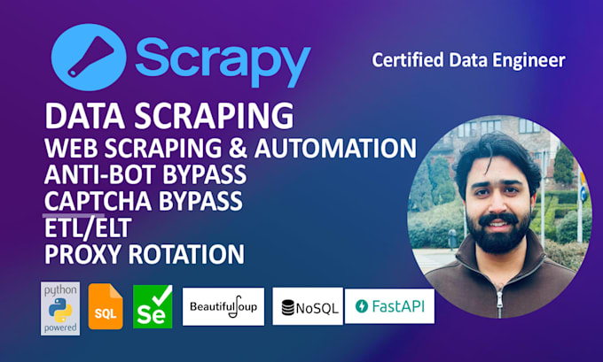 build web scraping data extraction etl pipelines and automation solutions