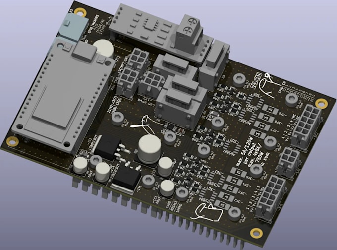 design rf pcb gps tracker wifi bluetooth lora and wireless communication circuit