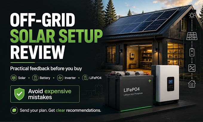 review your off grid system