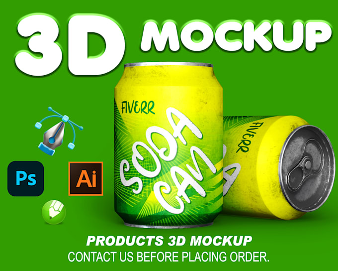 make 3d mockup in photoshop