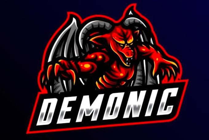 make demon unique mascot logo design service for company