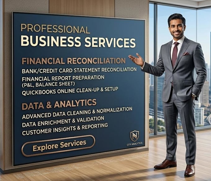 do bank statement reconciliation, bookkeeping and data entry