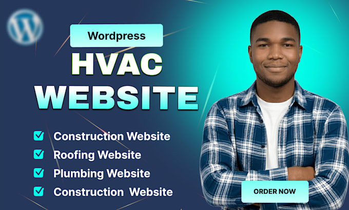 hvac website, plumbing website, roofing website, construction contractor website
