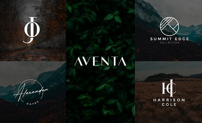 create elegant minimalist logo design