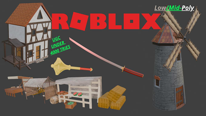 create prop assets 3d for roblox