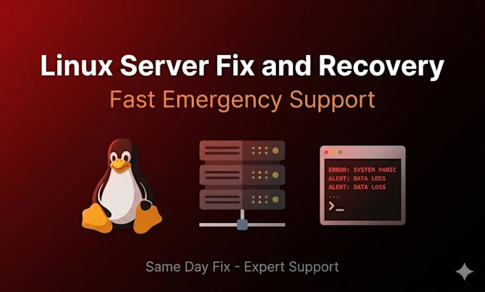 fix your linux server or website down issue urgently