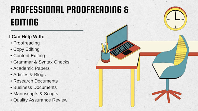 proofread and edit your writing for a flawless final draft