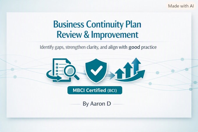 review and improve your business continuity plan