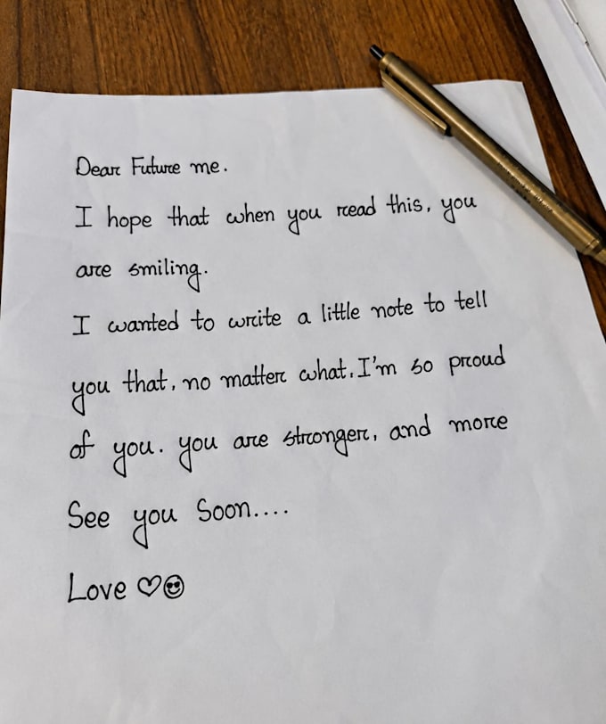 write anything with my beautiful handwriting