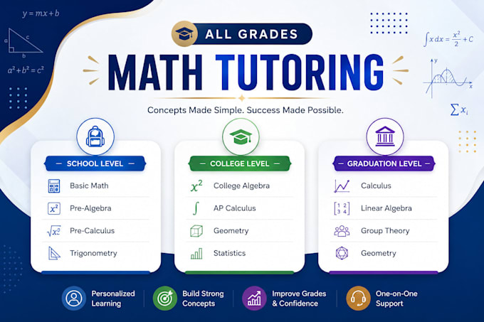 tutor algebra calculus trigonometry and college mathematics