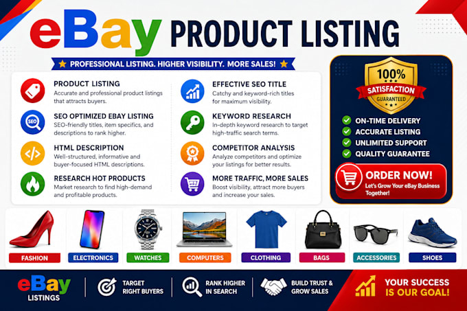 do ebay store seo management, an expert ebay motors listing manager