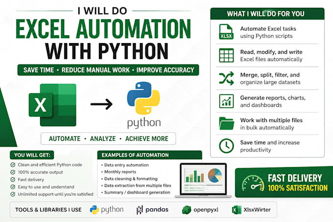 create custom excel automation scripts with python