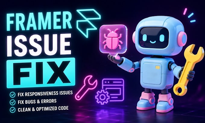 fix framer website issues, responsiveness and customization