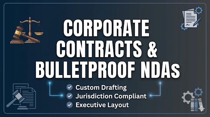 draft corporate contracts, ndas and real estate agreements