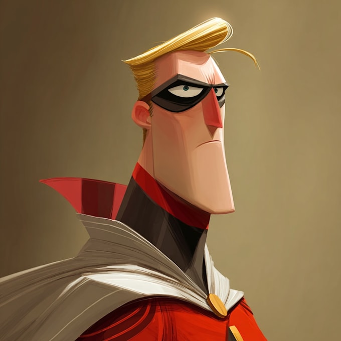 superhero character for comics