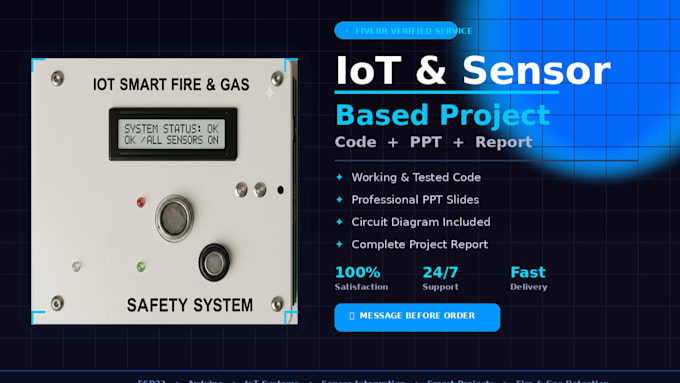 build iot sensor project with code and slides for students