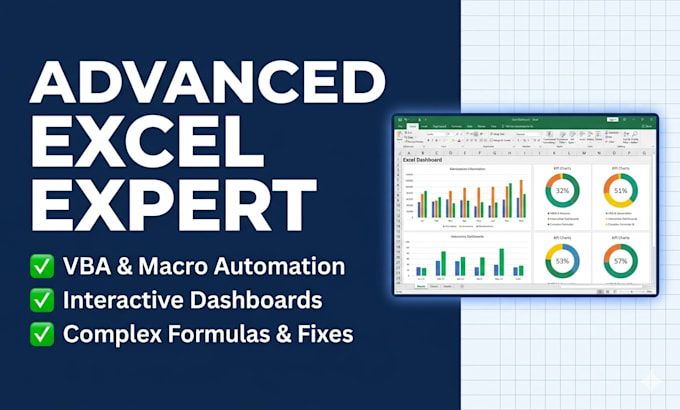 be your expert for advanced excel formulas, macros, and vba automation