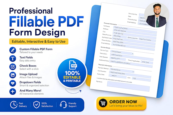 create fillable pdf form