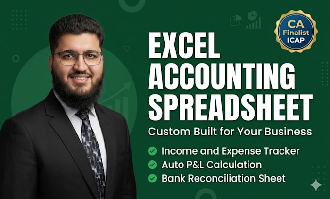 create a custom excel accounting spreadsheet for your business