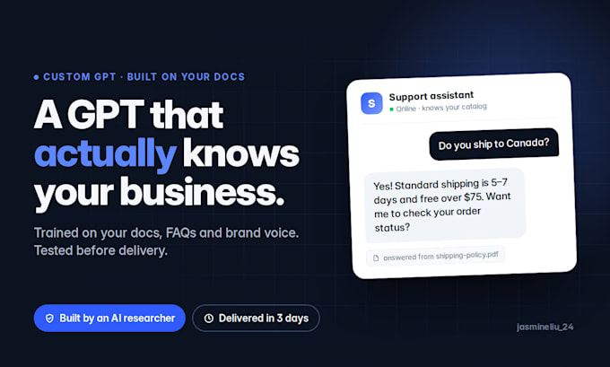 build a custom gpt that works as your smart assistant