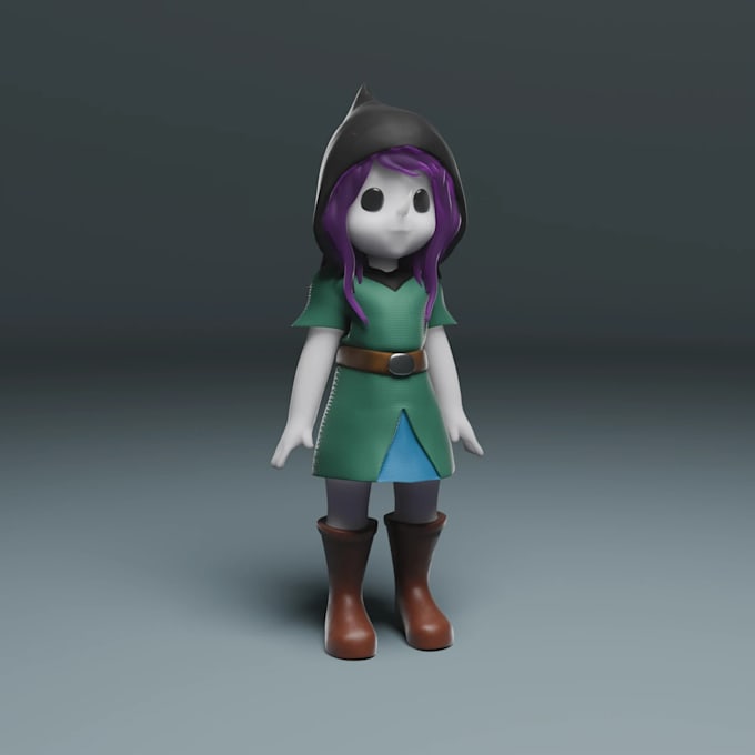create custom 3d character models for digital use or 3d printing