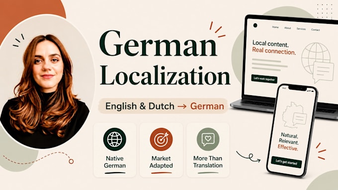 localise your website, marketing or app content for the german market
