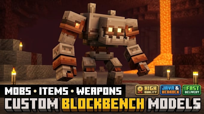 make high quality models in blockbench