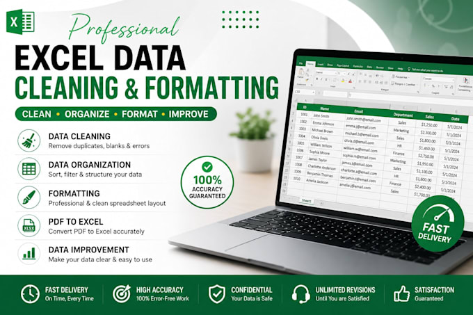 excel spreadsheet cleaning and organization
