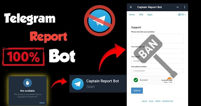telegram banning, ig banning mass reporting, telegram reporting mass report bot