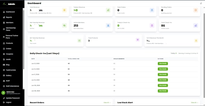 develop a custom fullstack web application
