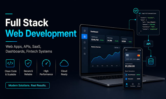 develop scalable saas, web app and API