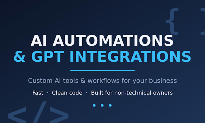 build ai automations gpt integrations and workflows for your business