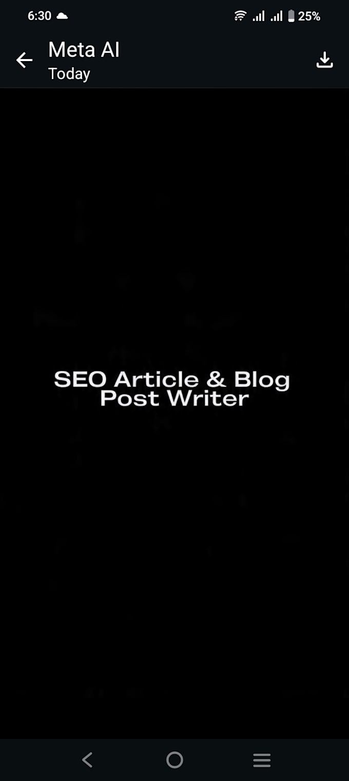 do professional SEO article