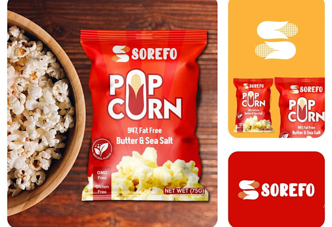make cheese chips packet design, tortilla chips packaging design
