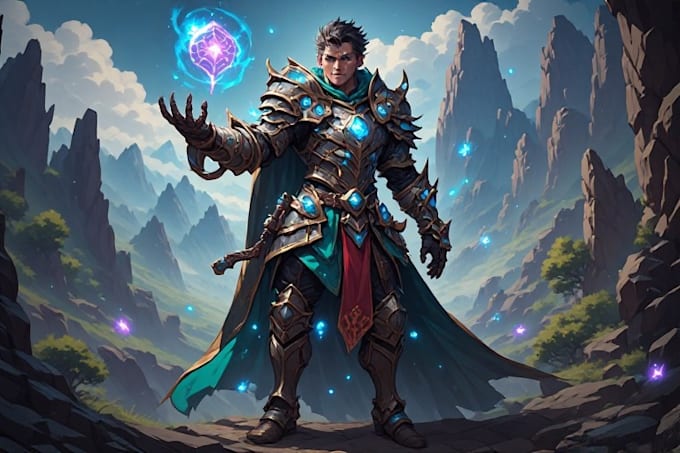 do custom fantasy rpg character art