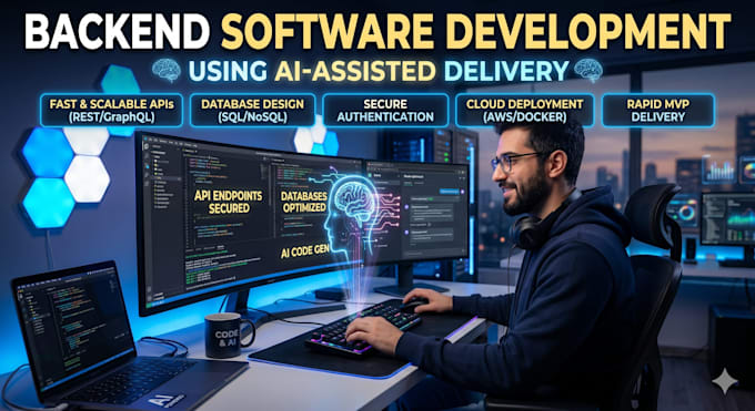 do backend software development and UI development