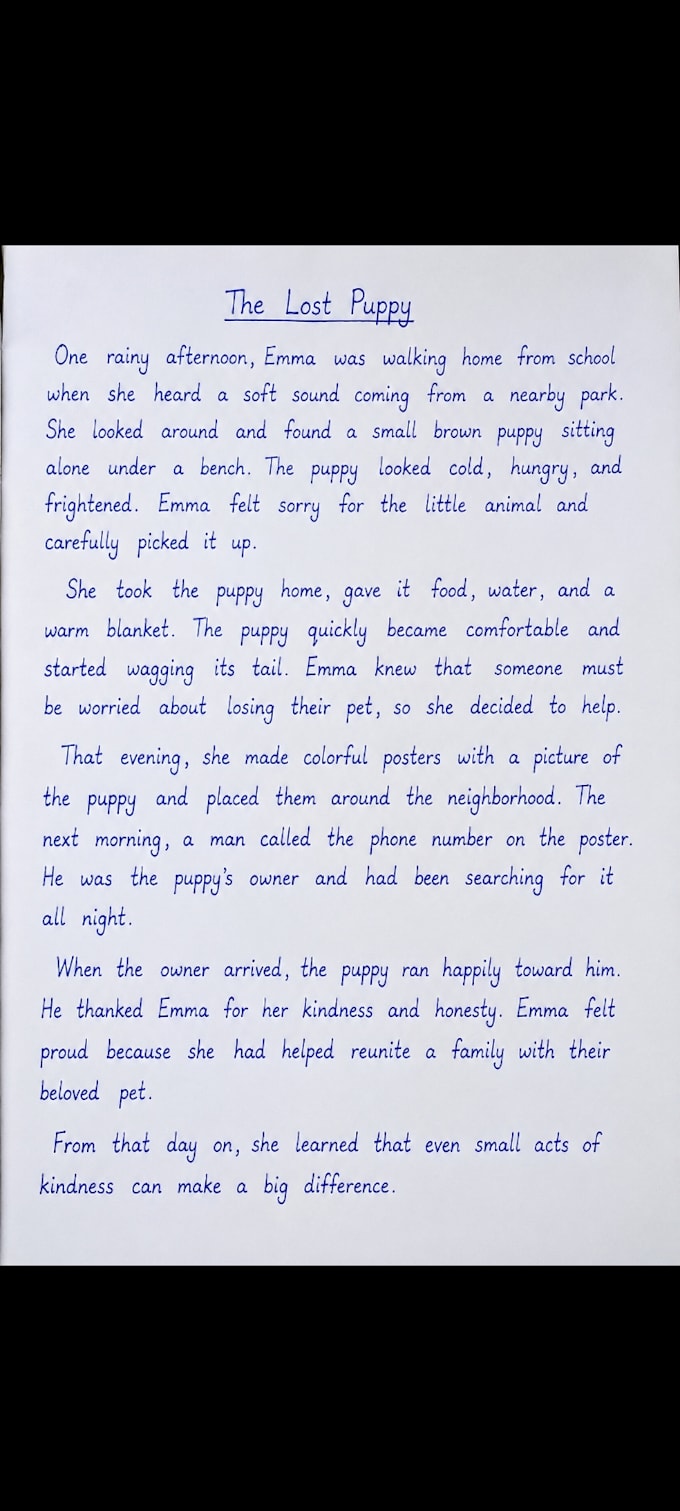 write beautyfull hand writing