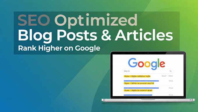write SEO optimized blog posts and articals