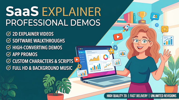 build app promo, saas promo video, website demo video