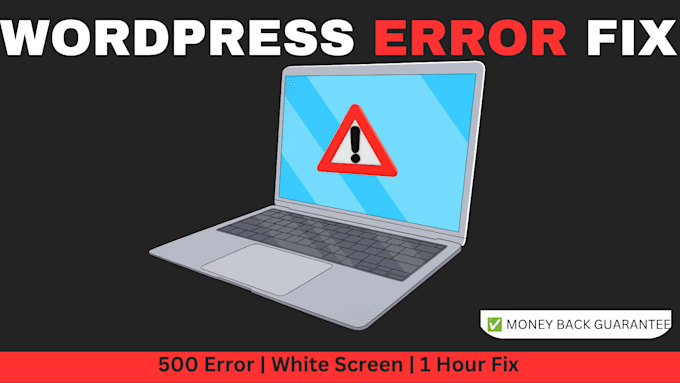 fix wordpress errors, bugs, white screen, 500 error in 1 hour