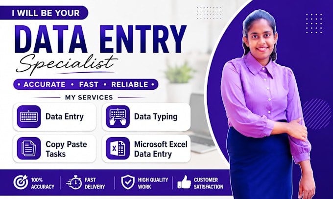 be your professional data entry specialist