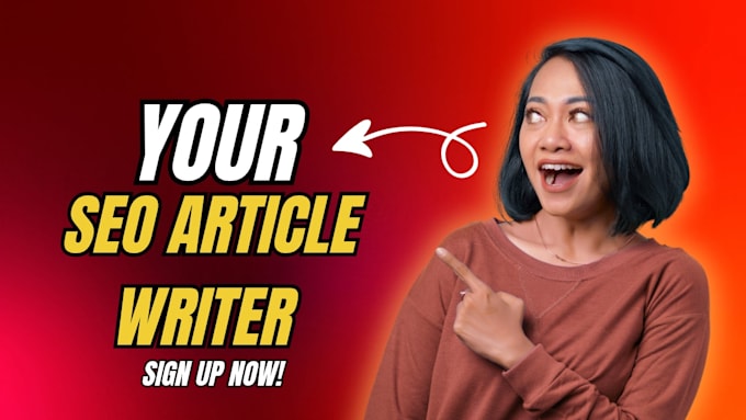 write an SEO optimized blog post or an article