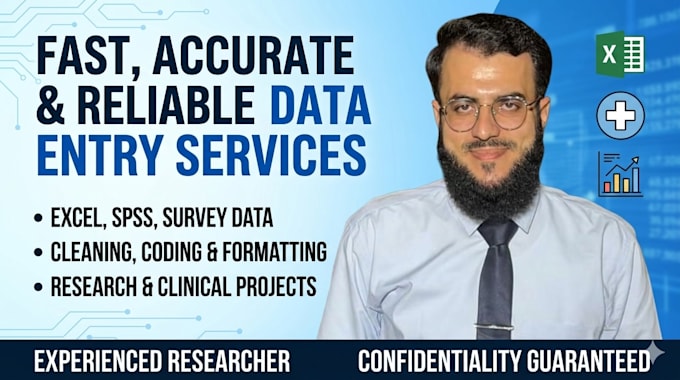 do medical research data entry into excel