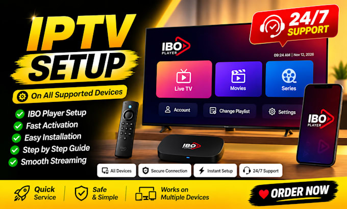 provide iptv setup assistance and reliable technical support