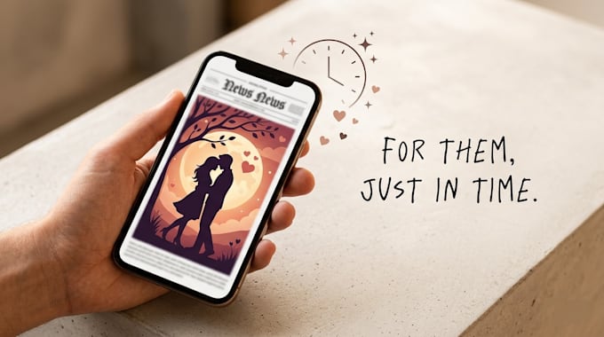 make you a last minute romantice gift for your partner