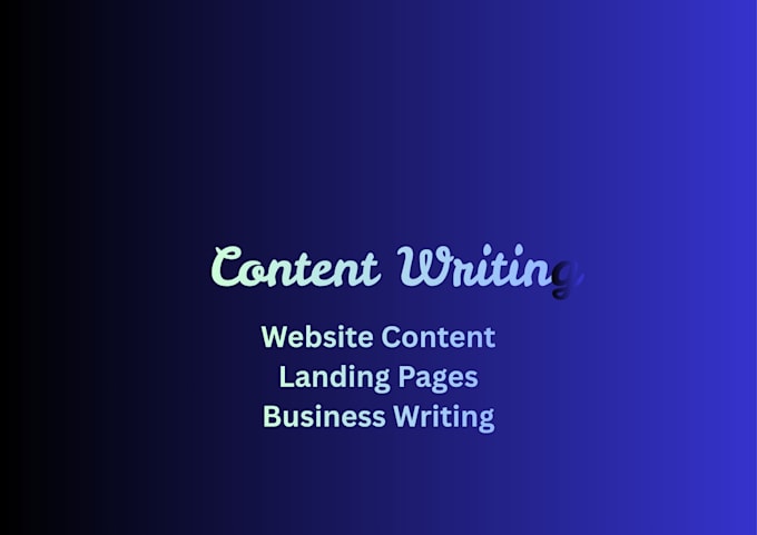 write professional business and website content