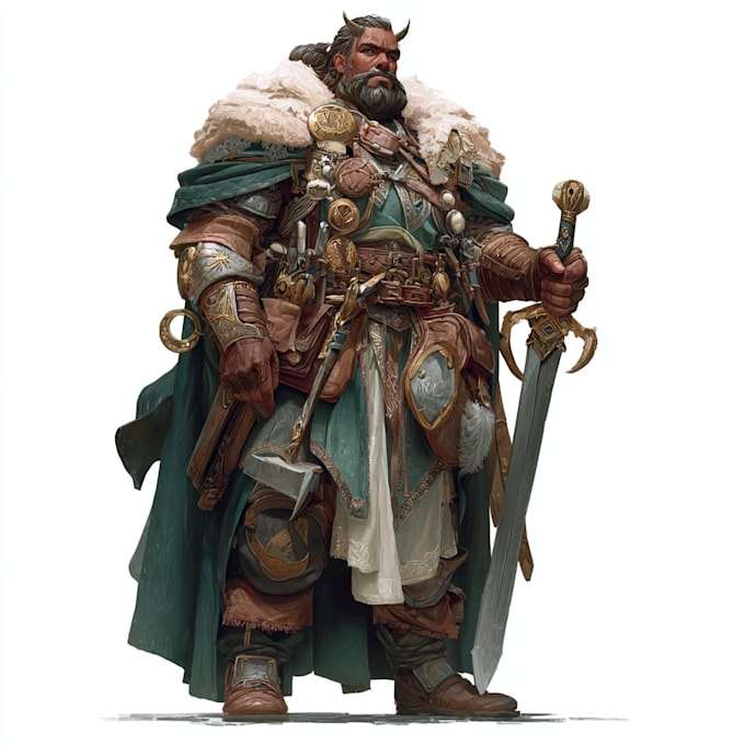 fantasy dnd character art and dnd character art