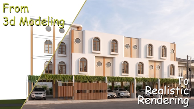 create stunning photorealistic architectural visualization